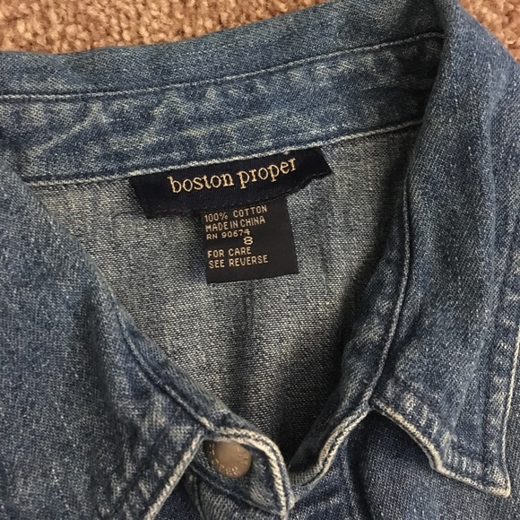 ‼️Final Price Drop‼️Oversized denim shirt - Picture 2 of 9